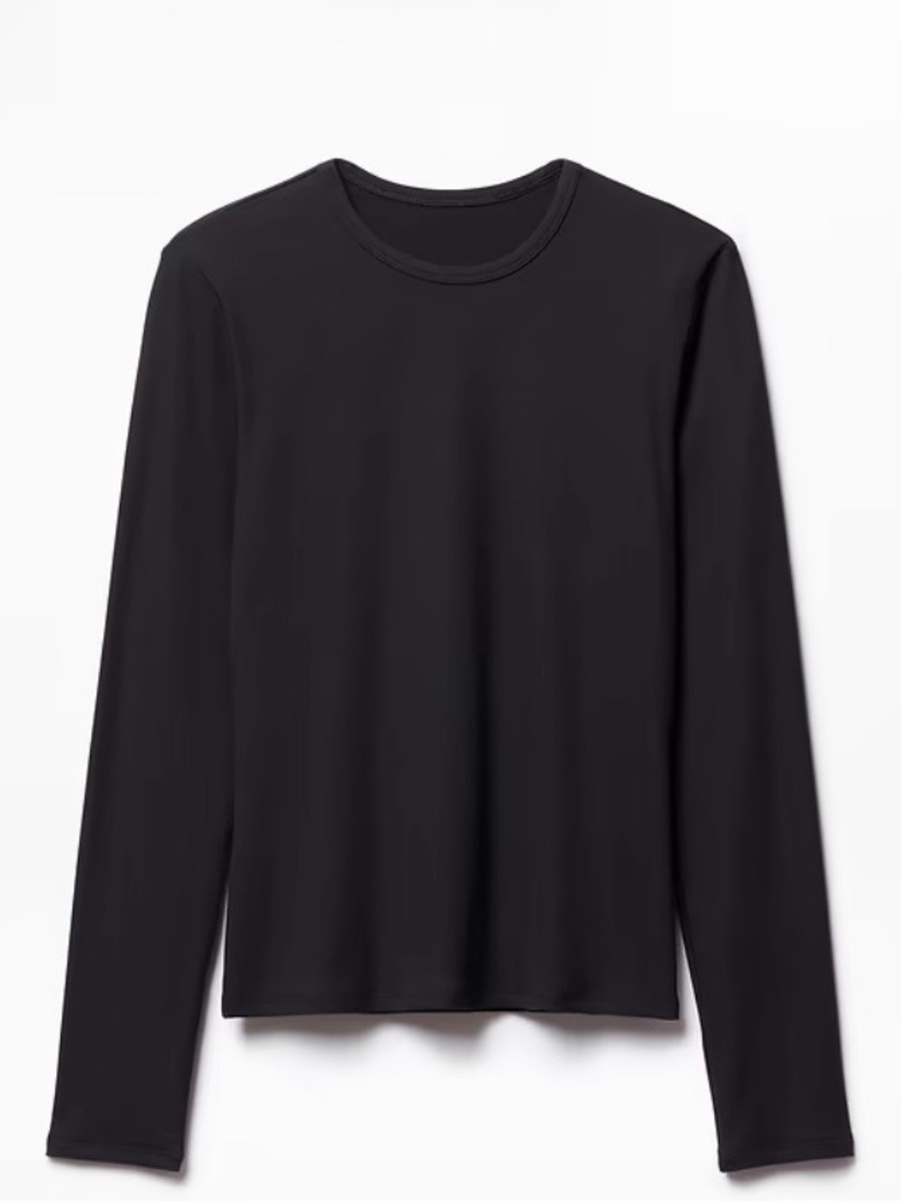 Athleta Women's Long-Sleeve Crew Tee - Black